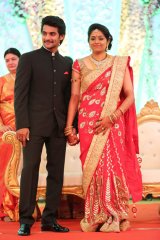 Hero Aadi Wedding Reception Photos